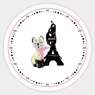 Madame Féline in Paris Sticker